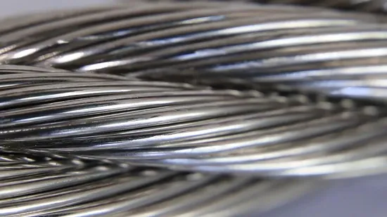 Inox Ss Antirust 316 7X19 3mm Stainless Steel Wire Aircraft Cable